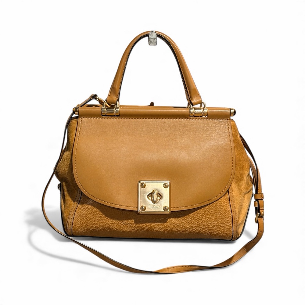 Coach Tan Leather Satchel